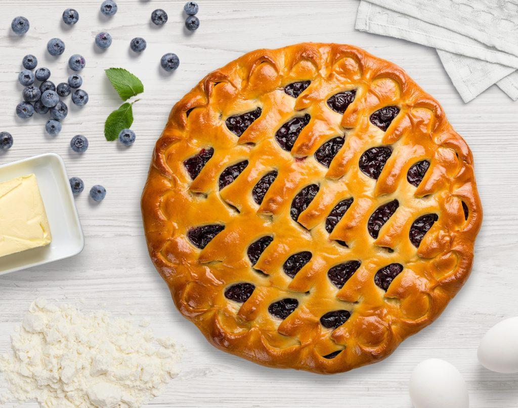 Пирог Черничный доставка. Москва - Пирогомания