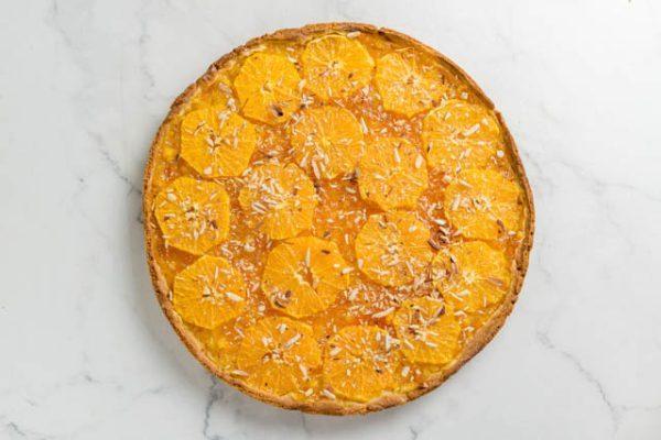 Пирог апельсиновый с миндаоем