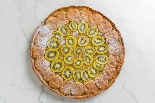 Пирог Киви груша карамель